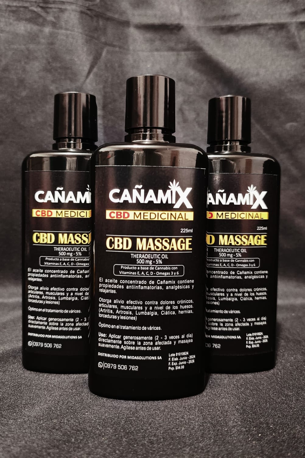 Cañamix – CBD Massage (Aceite Corporal Terapéutico de Cannabis Medicinal)